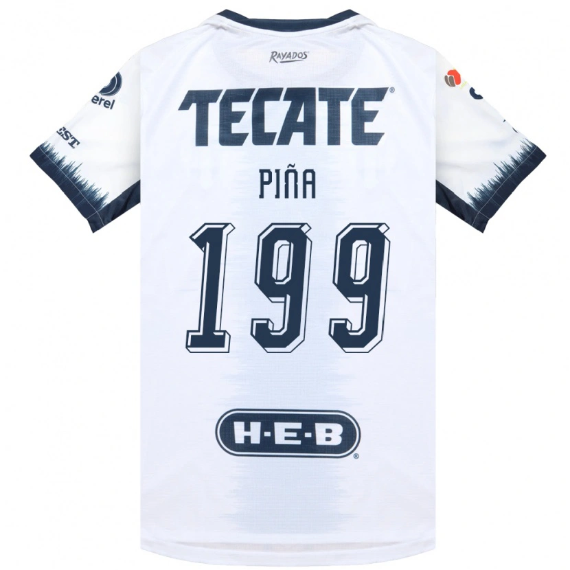 Danxen Barn Ricardo Piña #199 Vit Bläckblå Röd Bortatröja Matchtröjor 2026/27 Tröjor T-Tröja