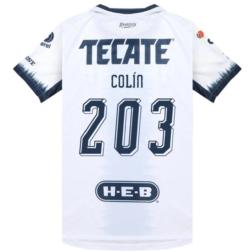 Danxen Barn Luis Colín #203 Vit Bläckblå Röd Bortatröja Matchtröjor 2026/27 Tröjor T-Tröja