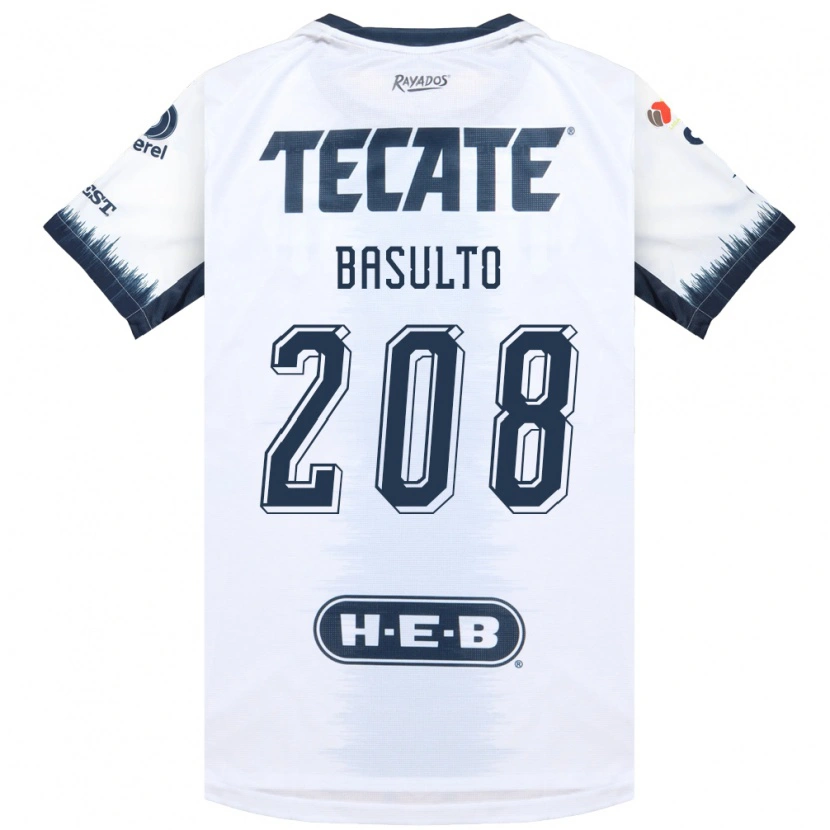 Danxen Barn Luis Basulto #208 Vit Bläckblå Röd Bortatröja Matchtröjor 2026/27 Tröjor T-Tröja