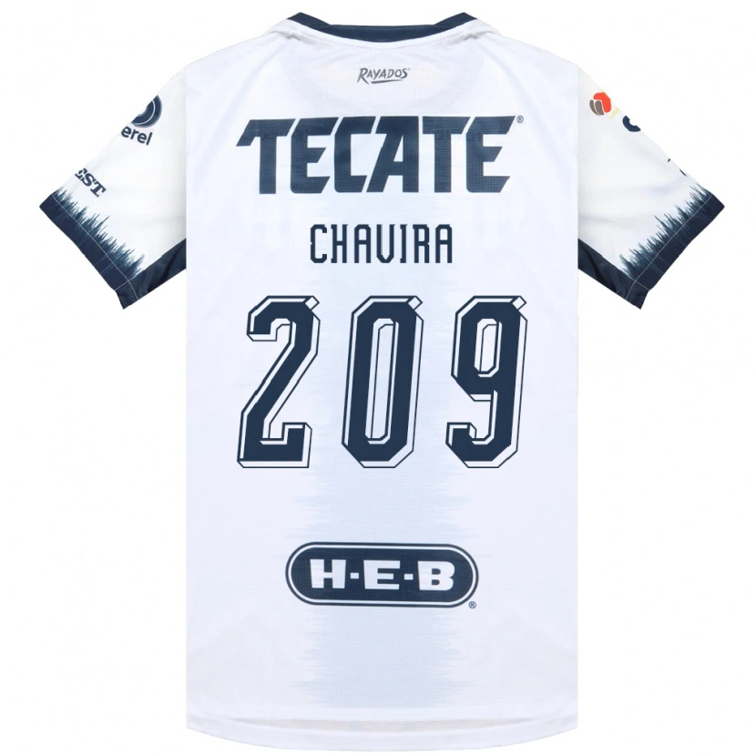 Danxen Barn Diego Chavira #209 Vit Bläckblå Röd Bortatröja Matchtröjor 2026/27 Tröjor T-Tröja