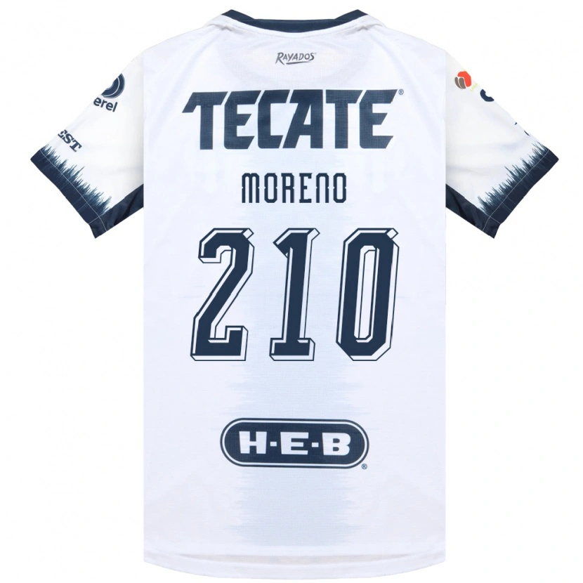 Danxen Barn Gael Moreno #210 Vit Bläckblå Röd Bortatröja Matchtröjor 2026/27 Tröjor T-Tröja