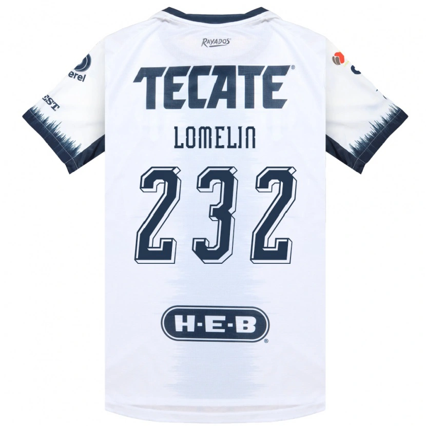 Danxen Barn Santiago Lomelin #232 Vit Bläckblå Röd Bortatröja Matchtröjor 2026/27 Tröjor T-Tröja
