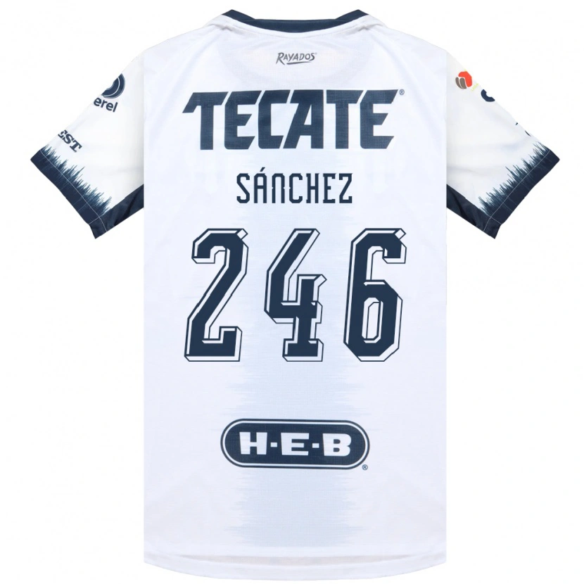 Danxen Barn Diego Sánchez #246 Vit Bläckblå Röd Bortatröja Matchtröjor 2026/27 Tröjor T-Tröja