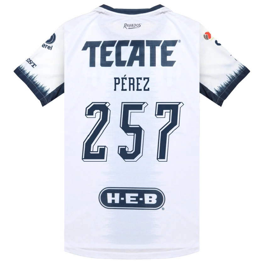 Danxen Barn Anthony Pérez #257 Vit Bläckblå Röd Bortatröja Matchtröjor 2026/27 Tröjor T-Tröja
