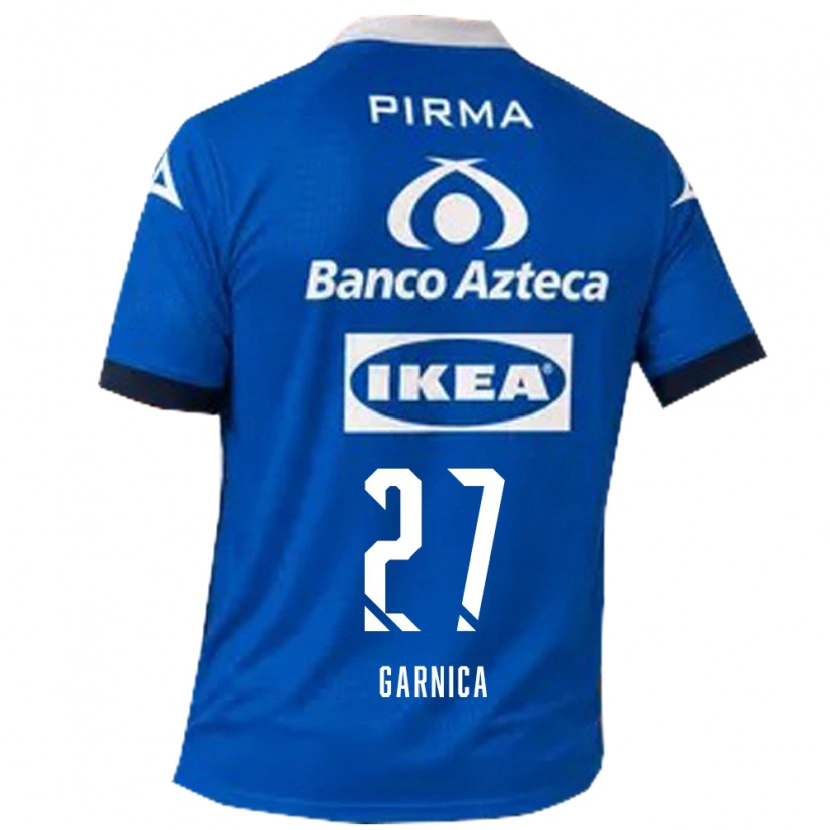 Danxen Barn Brayan Garnica #27 Blå Vit Bortatröja Matchtröjor 2026/27 Tröjor T-Tröja