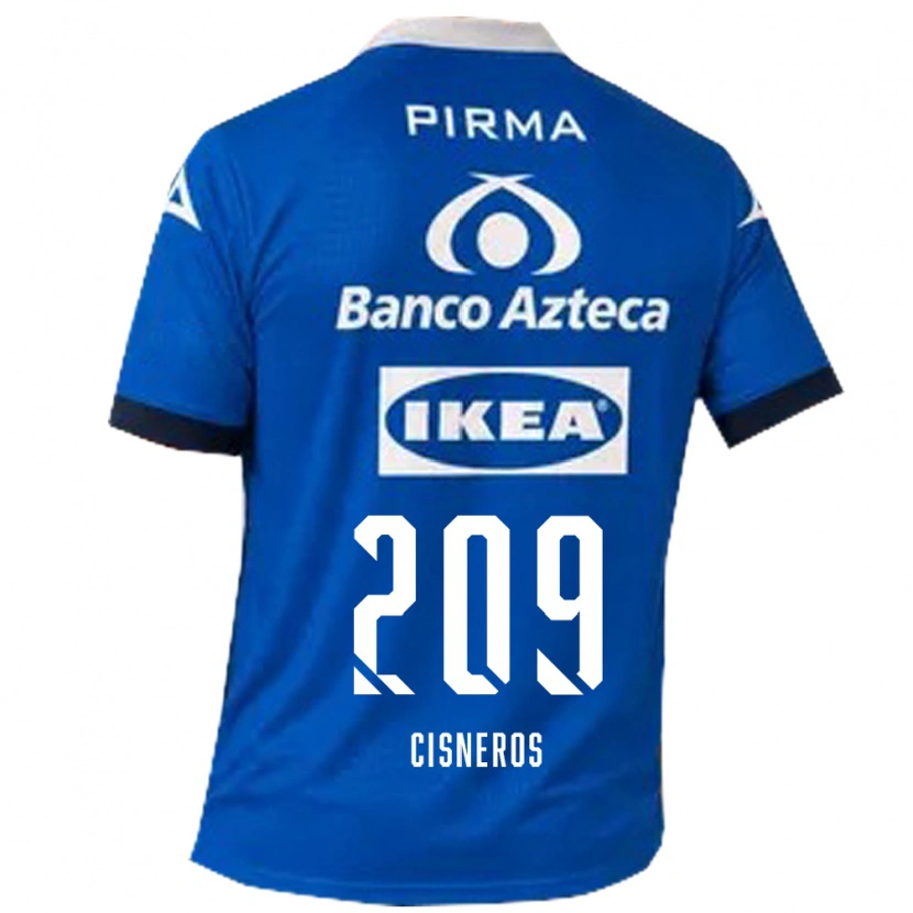 Danxen Barn Elisvan Cisneros #209 Blå Vit Bortatröja Matchtröjor 2026/27 Tröjor T-Tröja