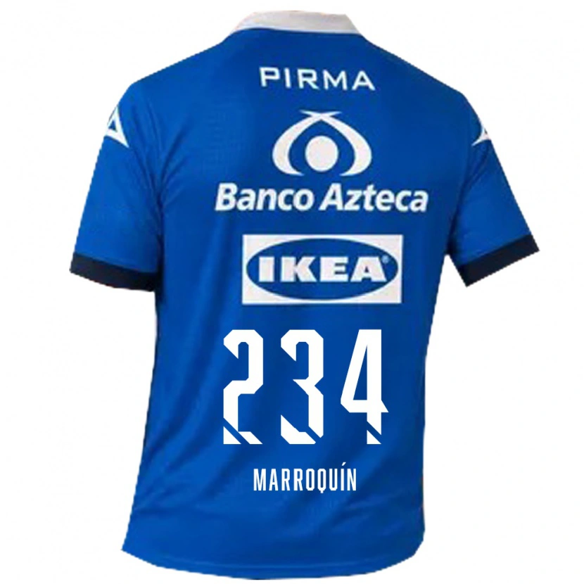 Danxen Barn Luis Marroquín #234 Blå Vit Bortatröja Matchtröjor 2026/27 Tröjor T-Tröja