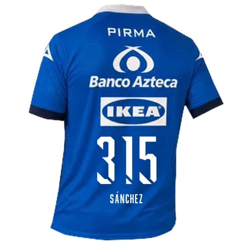Danxen Barn Santiago Sánchez #315 Blå Vit Bortatröja Matchtröjor 2026/27 Tröjor T-Tröja