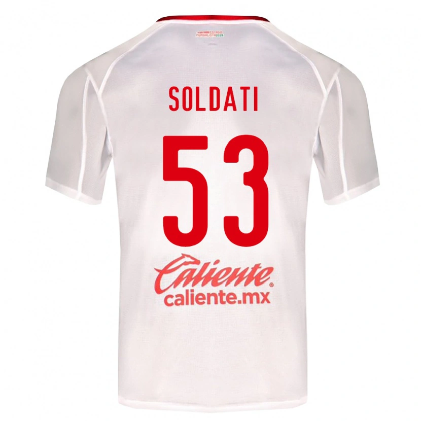 Danxen Barn Carlo Soldati #53 Vit Grön Röd Bortatröja Matchtröjor 2026/27 Tröjor T-Tröja