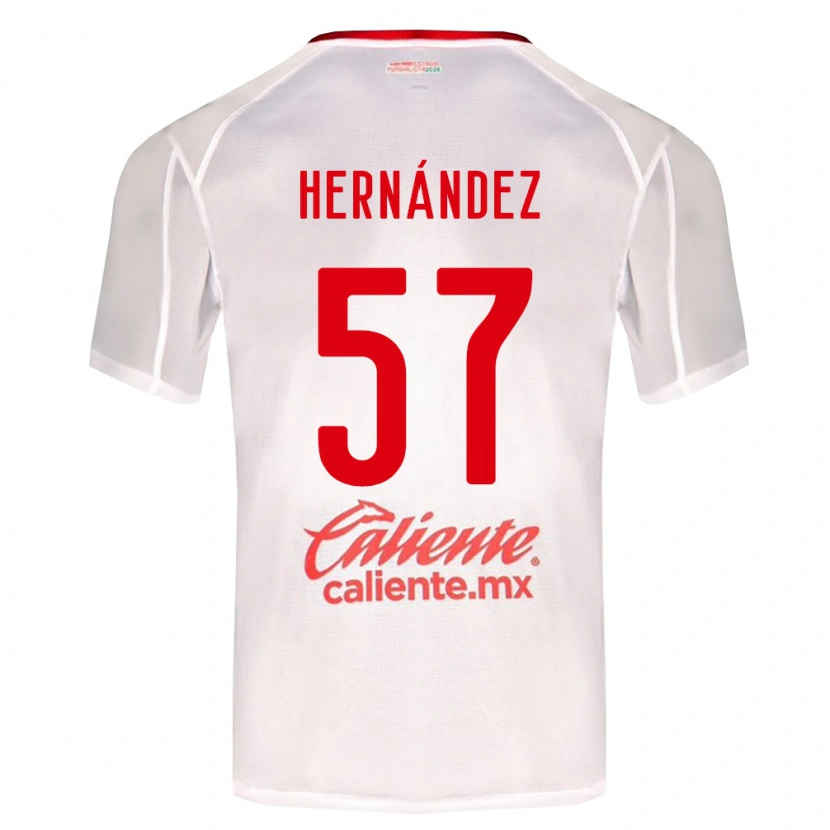 Danxen Barn Jesús Hernández #57 Vit Grön Röd Bortatröja Matchtröjor 2026/27 Tröjor T-Tröja
