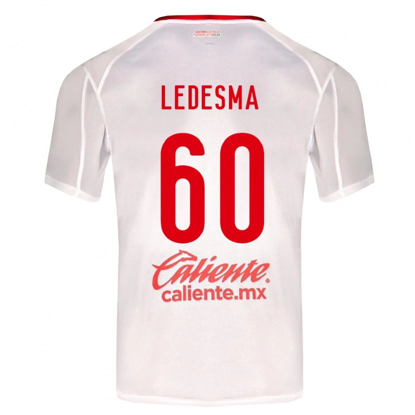 Danxen Barn Luis Ledesma #60 Vit Grön Röd Bortatröja Matchtröjor 2026/27 Tröjor T-Tröja