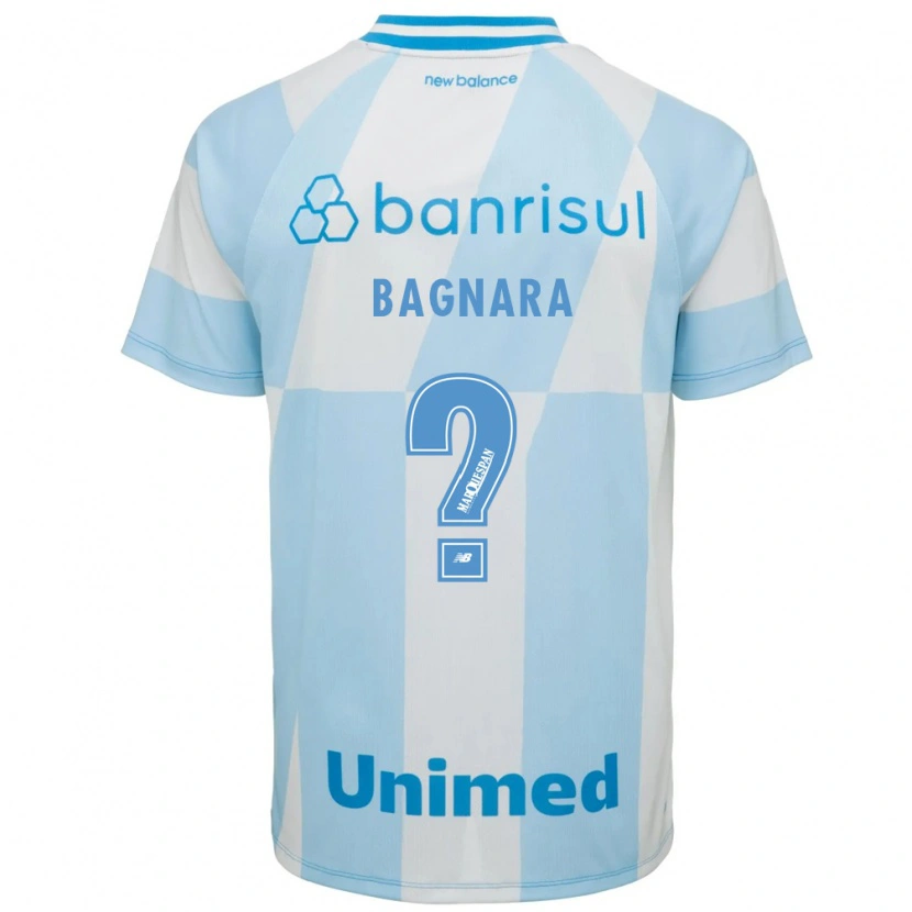 Danxen Barn Vinicius Bagnara #0 Ljusblå Vit Bortatröja Matchtröjor 2026/27 Tröjor T-Tröja