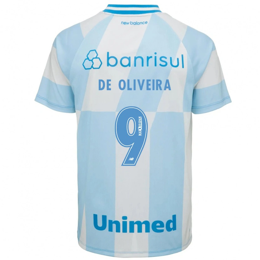 Danxen Barn Veridiana Mostaco De Oliveira #9 Ljusblå Vit Bortatröja Matchtröjor 2026/27 Tröjor T-Tröja