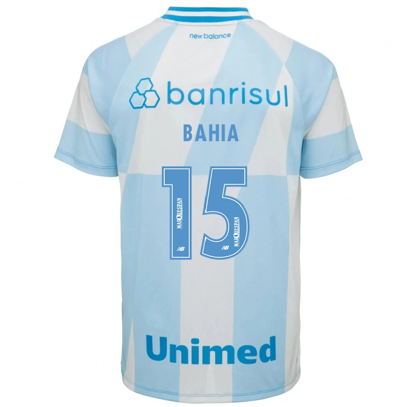 Danxen Barn Raíssa Bahia #15 Ljusblå Vit Bortatröja Matchtröjor 2026/27 Tröjor T-Tröja