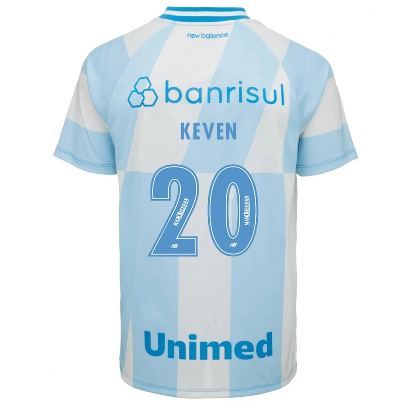 Danxen Barn Gabriel Keven #20 Ljusblå Vit Bortatröja Matchtröjor 2026/27 Tröjor T-Tröja