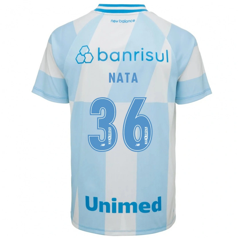 Danxen Barn Natã #36 Ljusblå Vit Bortatröja Matchtröjor 2026/27 Tröjor T-Tröja