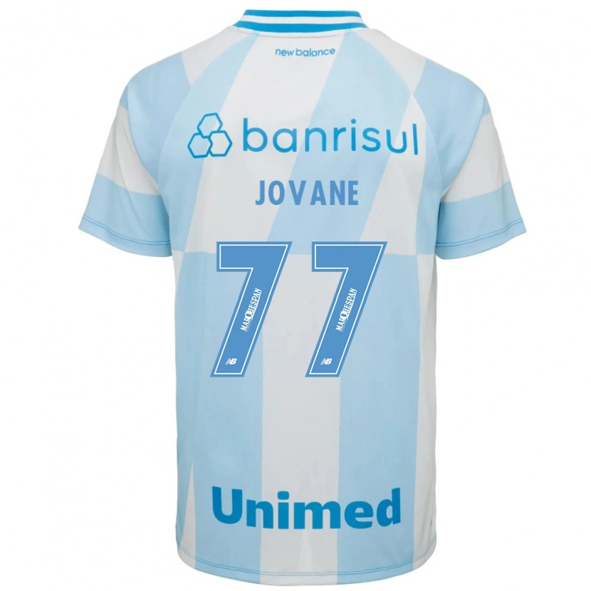 Danxen Barn Jovane Cabral #77 Ljusblå Vit Bortatröja Matchtröjor 2026/27 Tröjor T-Tröja