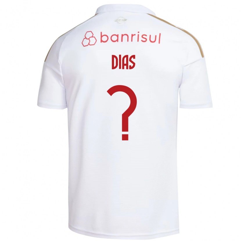 Danxen Barn Kauan Dias #0 Vit Röd Bortatröja Matchtröjor 2026/27 Tröjor T-Tröja