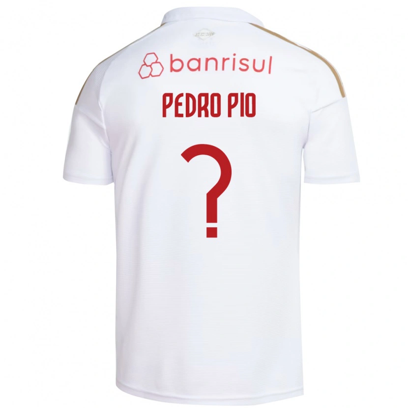 Danxen Barn Pedro Pio #0 Vit Röd Bortatröja Matchtröjor 2026/27 Tröjor T-Tröja