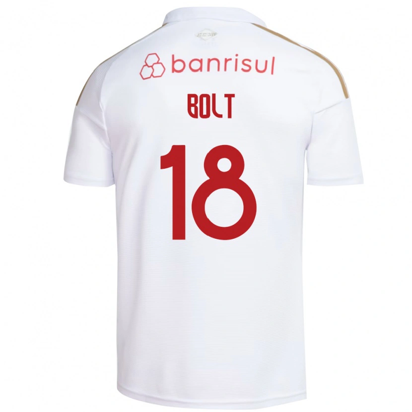 Danxen Barn Tamara Bolt #18 Vit Röd Bortatröja Matchtröjor 2026/27 Tröjor T-Tröja