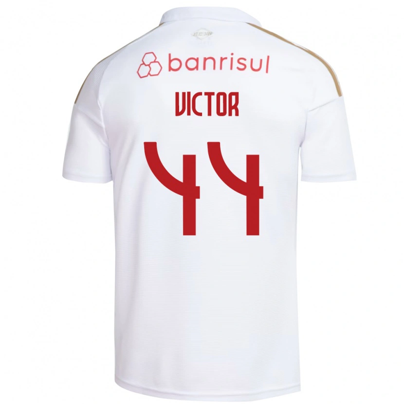 Danxen Barn João Victor #44 Vit Röd Bortatröja Matchtröjor 2026/27 Tröjor T-Tröja