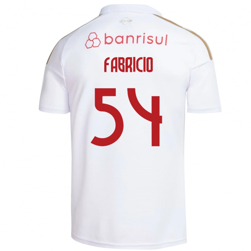 Danxen Barn Fabricio Zechmeister Do Prado #54 Vit Röd Bortatröja Matchtröjor 2026/27 Tröjor T-Tröja