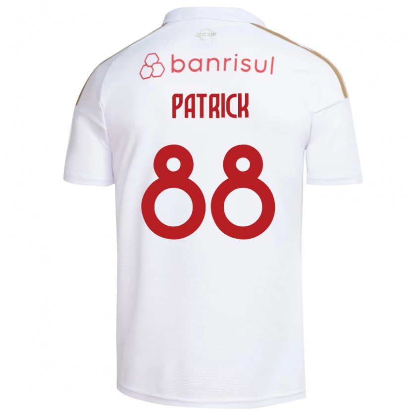 Danxen Barn Patrick #88 Vit Röd Bortatröja Matchtröjor 2026/27 Tröjor T-Tröja