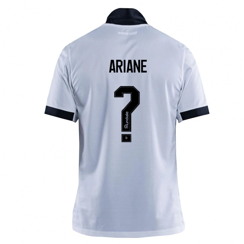 Danxen Barn Ariane #0 Svart Vit Bortatröja Matchtröjor 2026/27 Tröjor T-Tröja