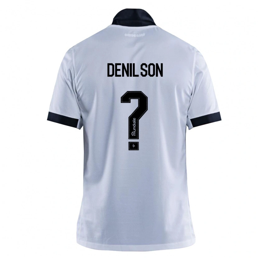 Danxen Barn Denilson #0 Svart Vit Bortatröja Matchtröjor 2026/27 Tröjor T-Tröja