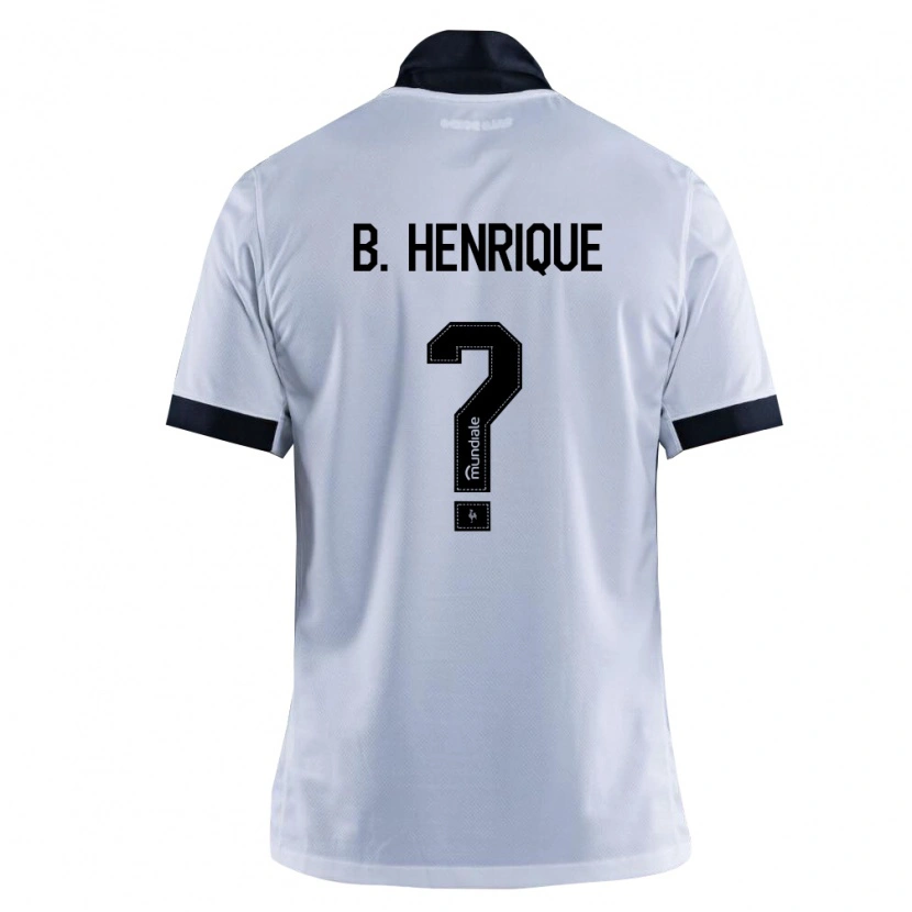 Danxen Barn Bruno Henrique #0 Svart Vit Bortatröja Matchtröjor 2026/27 Tröjor T-Tröja