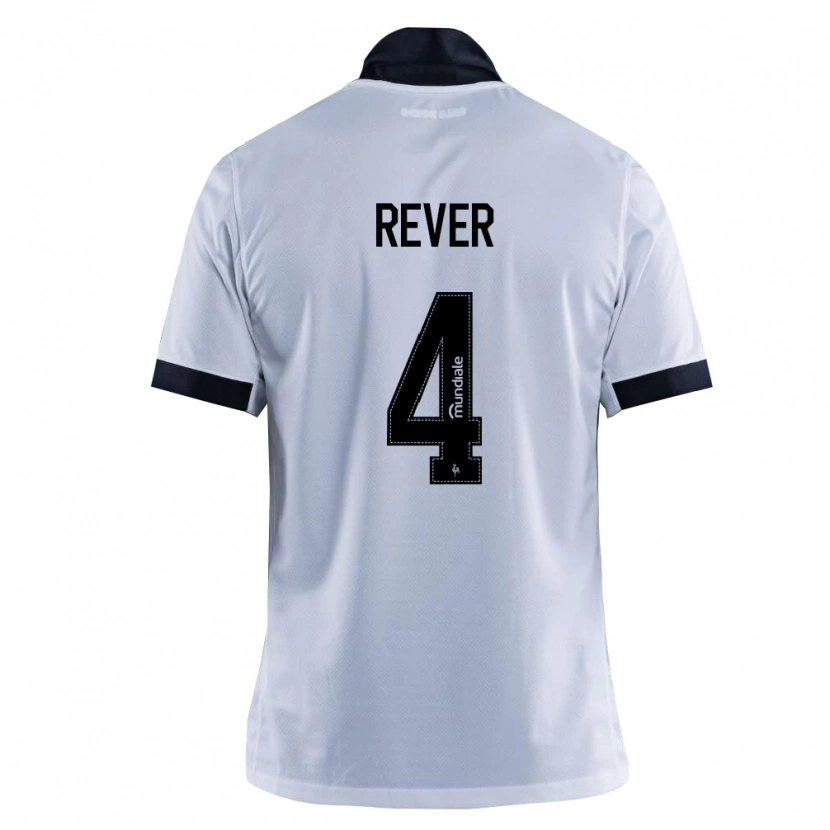 Danxen Barn Rever #4 Svart Vit Bortatröja Matchtröjor 2026/27 Tröjor T-Tröja