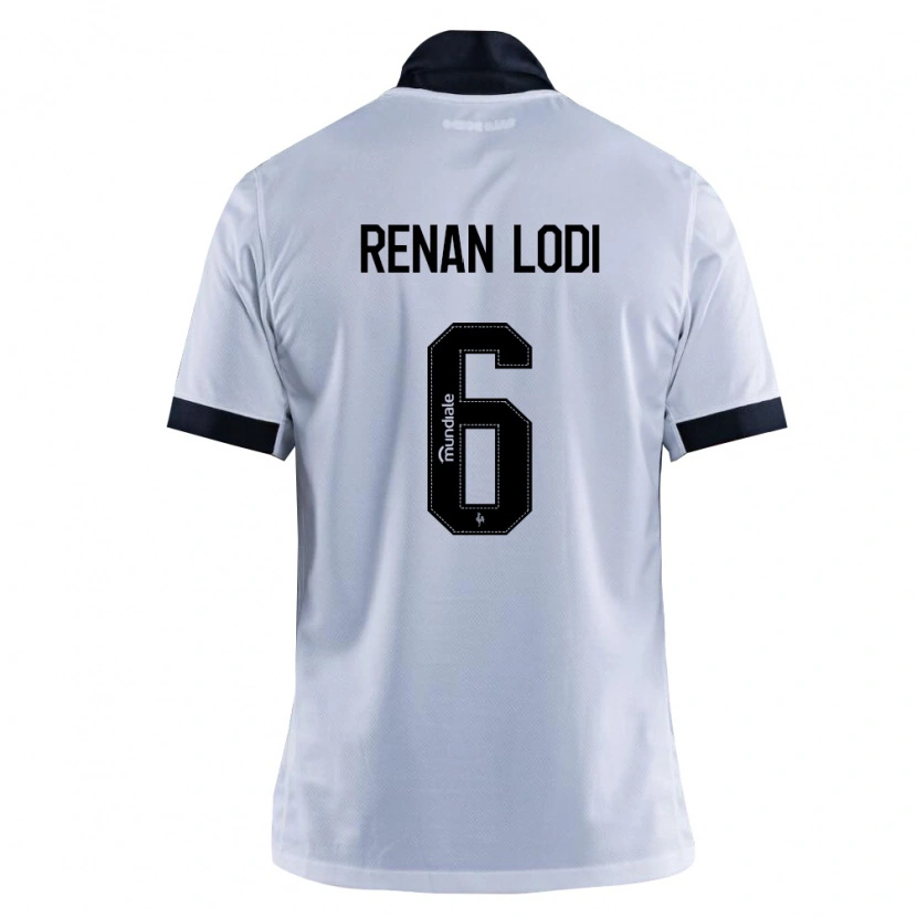 Danxen Barn Renan Lodi #6 Svart Vit Bortatröja Matchtröjor 2026/27 Tröjor T-Tröja