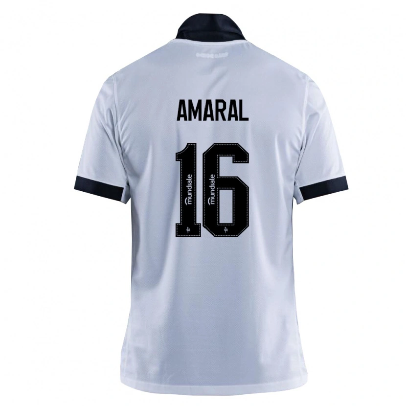 Danxen Barn Enzo Amaral #16 Svart Vit Bortatröja Matchtröjor 2026/27 Tröjor T-Tröja
