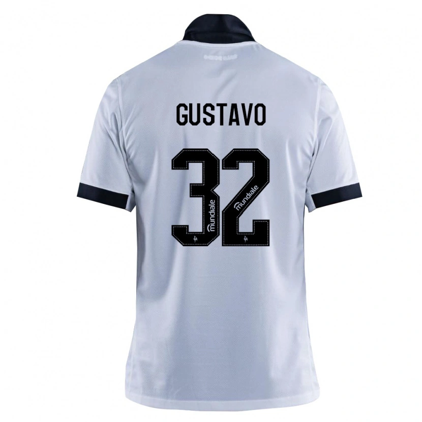 Danxen Barn Luís Gustavo #32 Svart Vit Bortatröja Matchtröjor 2026/27 Tröjor T-Tröja