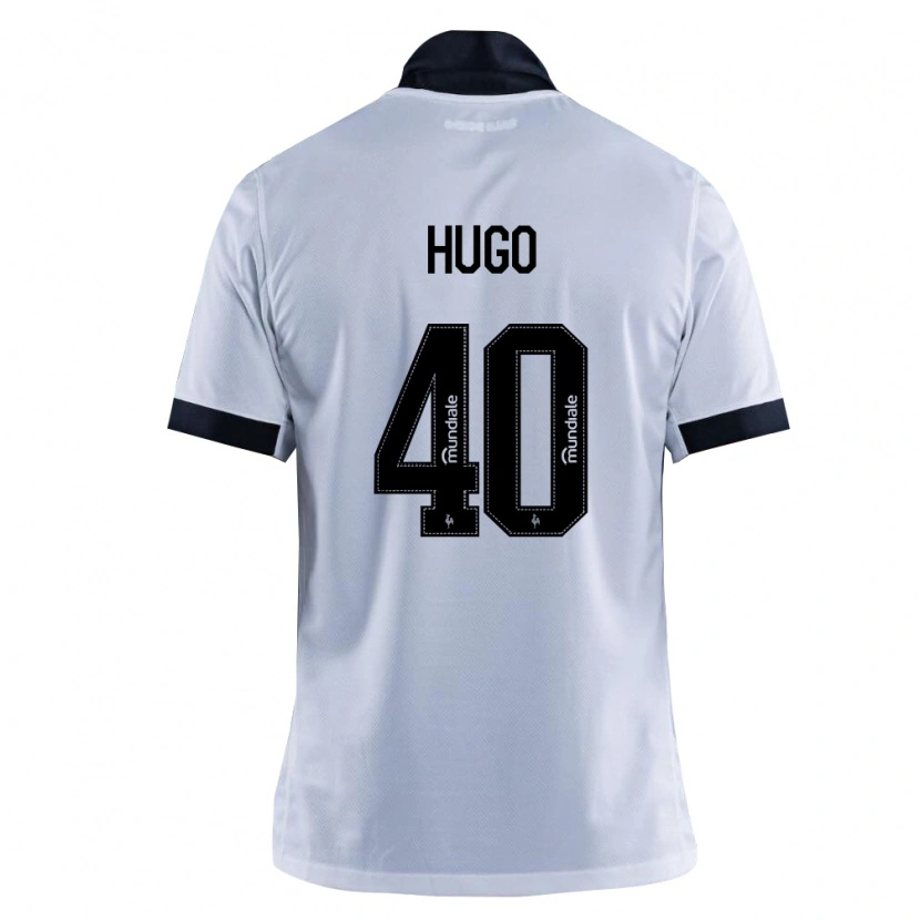Danxen Barn Victor Hugo #40 Svart Vit Bortatröja Matchtröjor 2026/27 Tröjor T-Tröja