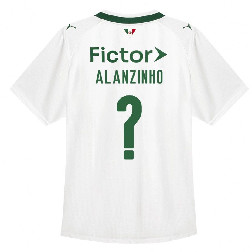 Danxen Barn Alanzinho #0 Grön Vit Bortatröja Matchtröjor 2026/27 Tröjor T-Tröja