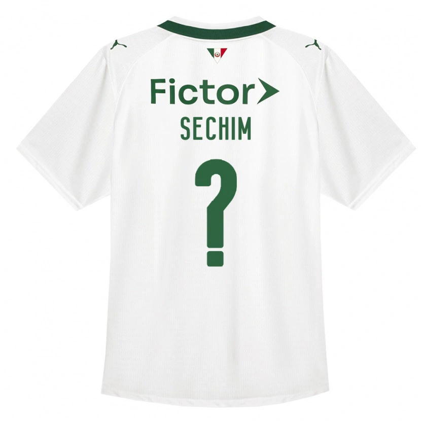 Danxen Barn Caio Sechim #0 Grön Vit Bortatröja Matchtröjor 2026/27 Tröjor T-Tröja