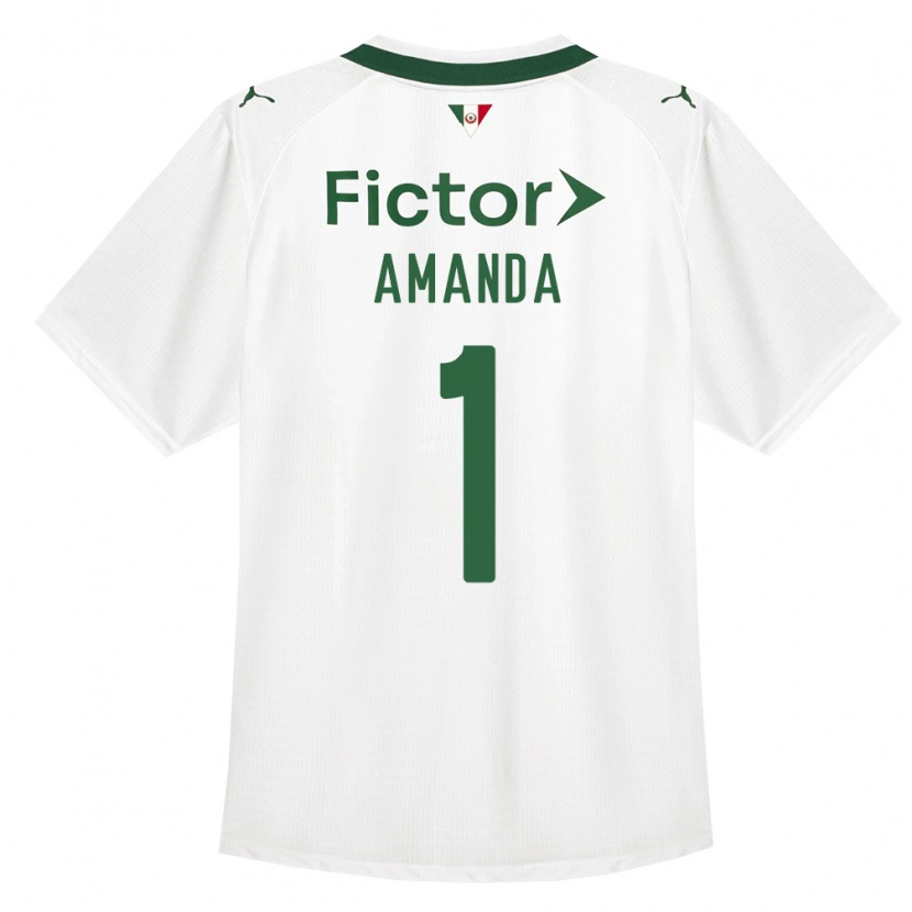 Danxen Barn Amanda #1 Grön Vit Bortatröja Matchtröjor 2026/27 Tröjor T-Tröja
