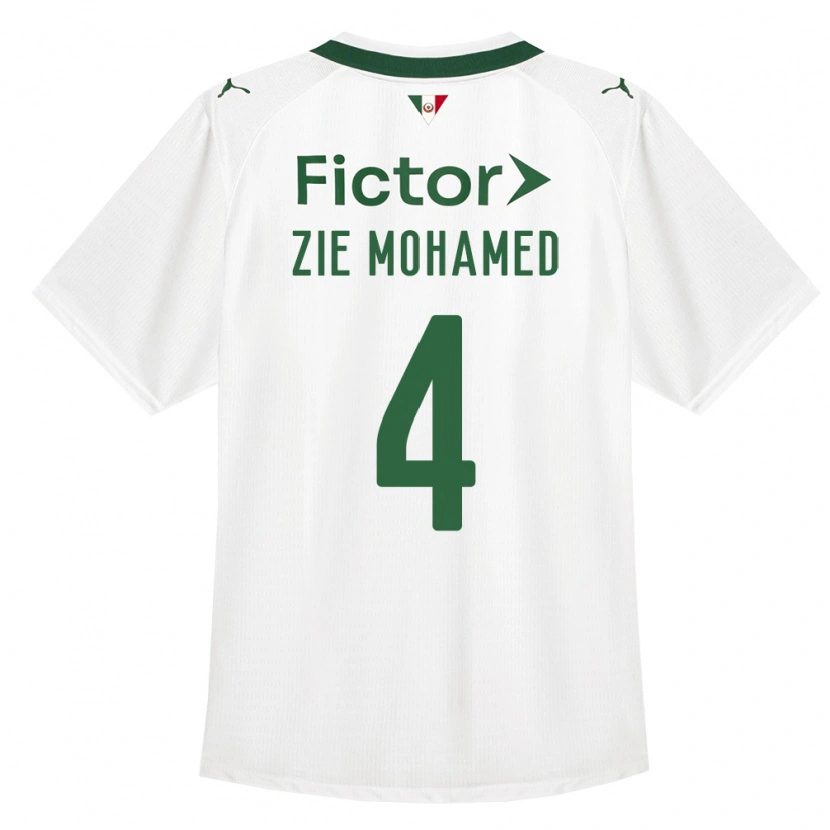 Danxen Barn Kone Zie Mohamed #4 Grön Vit Bortatröja Matchtröjor 2026/27 Tröjor T-Tröja