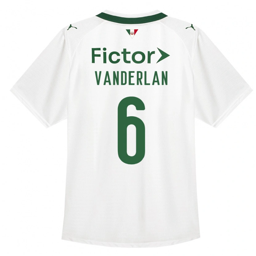 Danxen Barn Vanderlan #6 Grön Vit Bortatröja Matchtröjor 2026/27 Tröjor T-Tröja