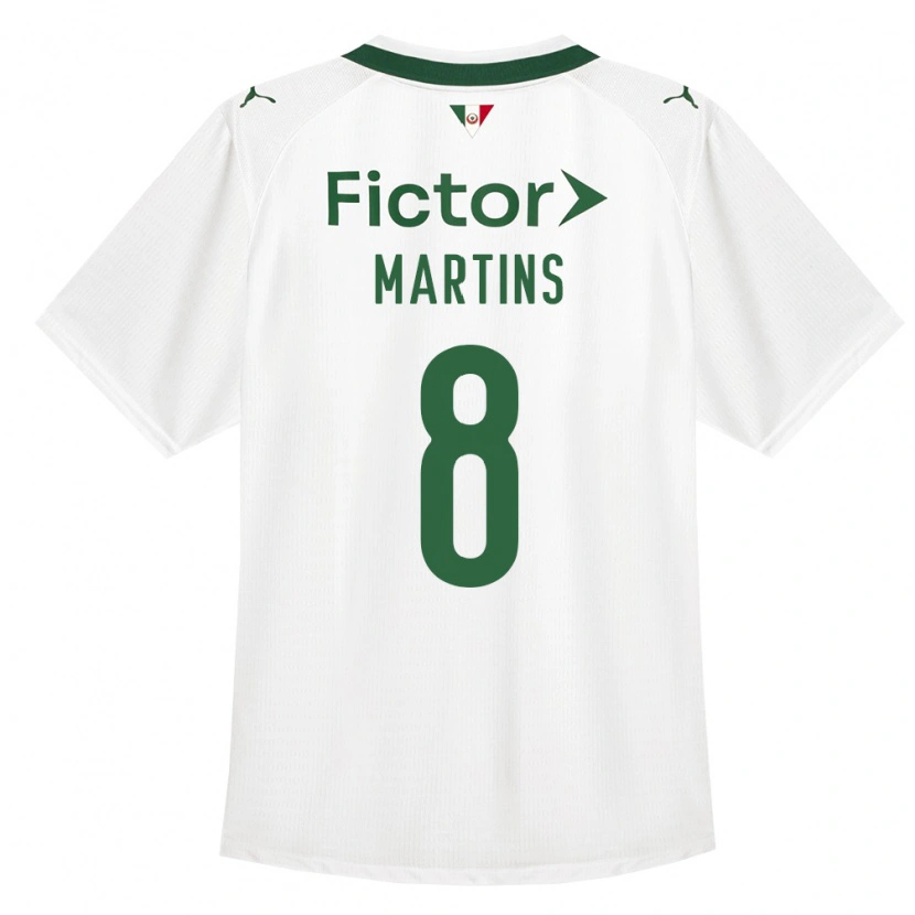 Danxen Barn Diany Martins #8 Grön Vit Bortatröja Matchtröjor 2026/27 Tröjor T-Tröja