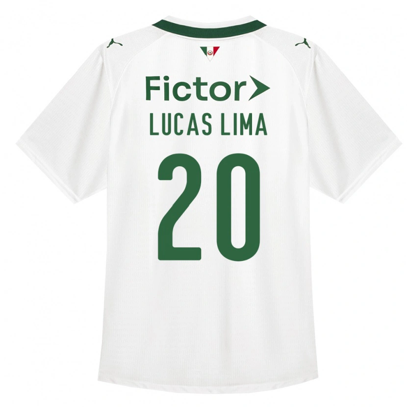 Danxen Barn Lucas Lima #20 Grön Vit Bortatröja Matchtröjor 2026/27 Tröjor T-Tröja