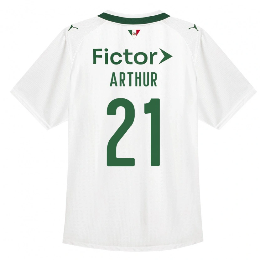 Danxen Barn Luis Arthur #21 Grön Vit Bortatröja Matchtröjor 2026/27 Tröjor T-Tröja