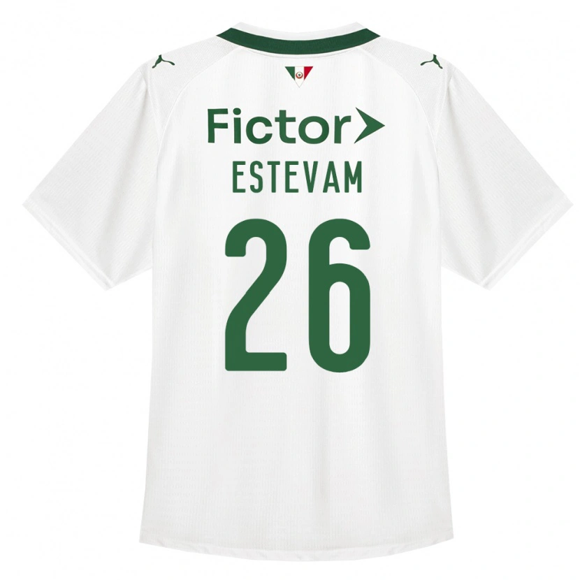 Danxen Barn Laís Estevam #26 Grön Vit Bortatröja Matchtröjor 2026/27 Tröjor T-Tröja