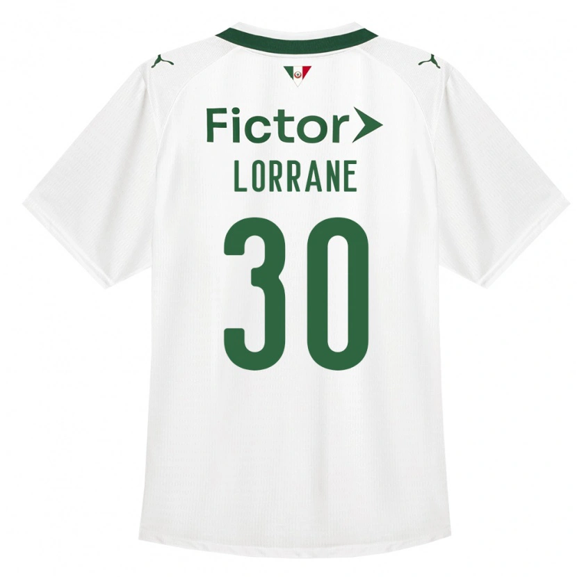 Danxen Barn Lorrane #30 Grön Vit Bortatröja Matchtröjor 2026/27 Tröjor T-Tröja