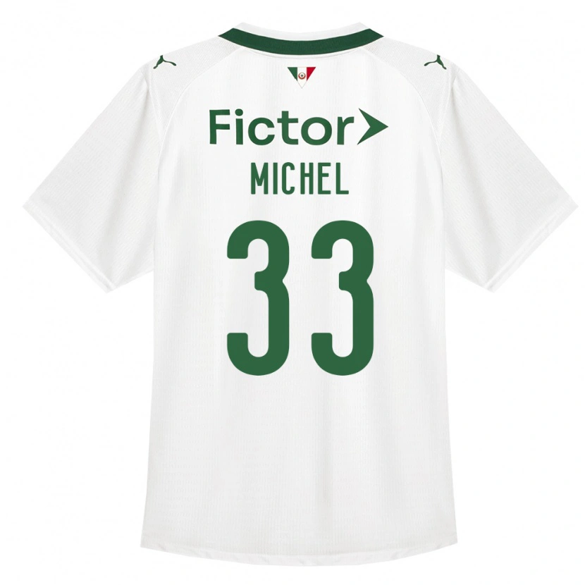 Danxen Barn Michel #33 Grön Vit Bortatröja Matchtröjor 2026/27 Tröjor T-Tröja