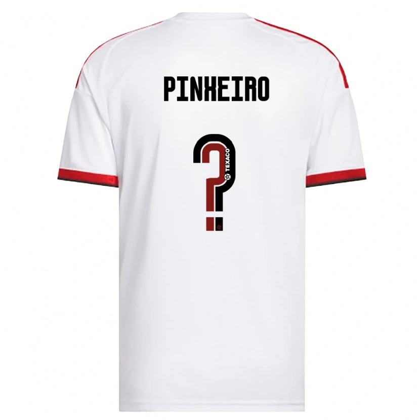 Danxen Barn Enzo Pinheiro #0 Vit Röd Svart Bortatröja Matchtröjor 2026/27 Tröjor T-Tröja