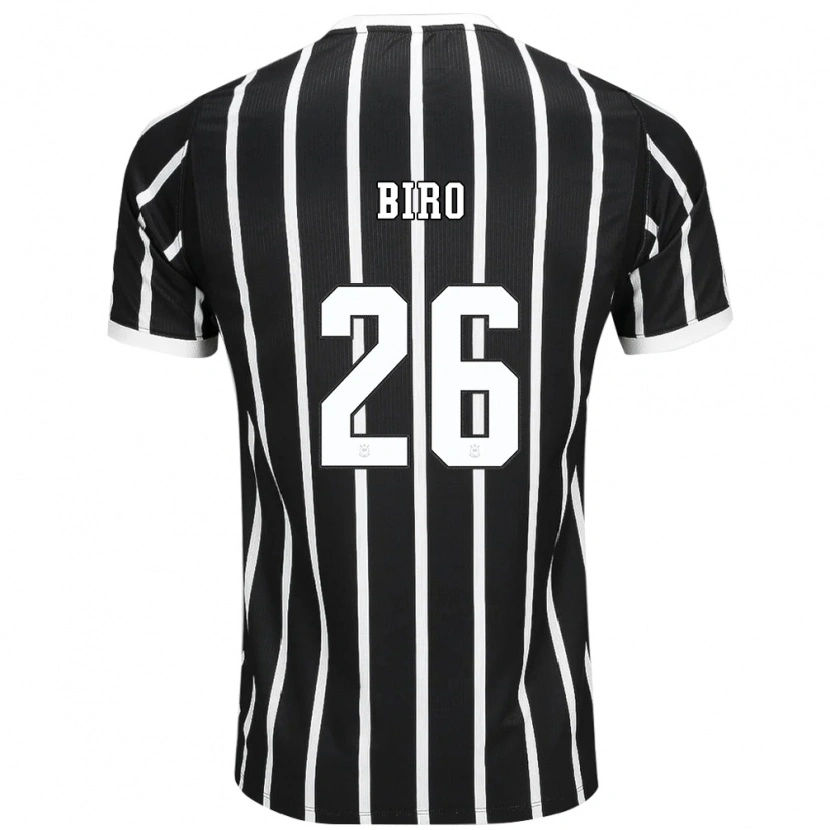 Danxen Barn Biro #26 Svart Vit Röd Bortatröja Matchtröjor 2026/27 Tröjor T-Tröja