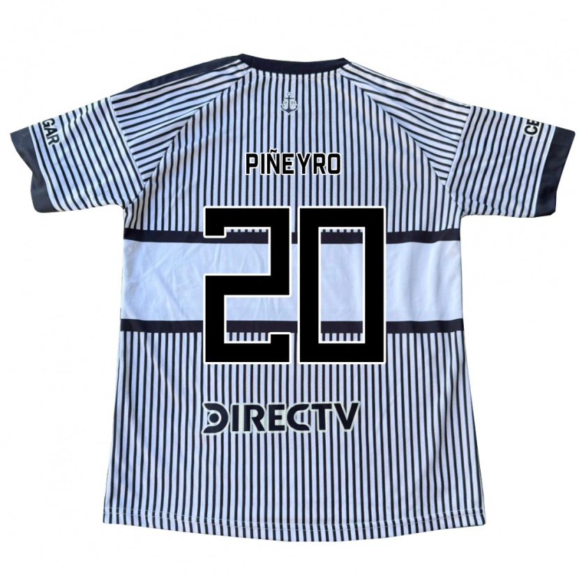 Danxen Barn Joaquín Piñeyro #20 Vit Svart Gul Bortatröja Matchtröjor 2026/27 Tröjor T-Tröja