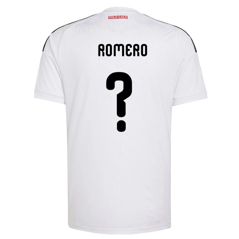 Danxen Män Enzo Romero #0 Vit Svart Hemmatröja Matchtröjor 2026/27 Tröjor T-Tröja